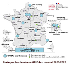 cartographie réseau crioac 2023-2028